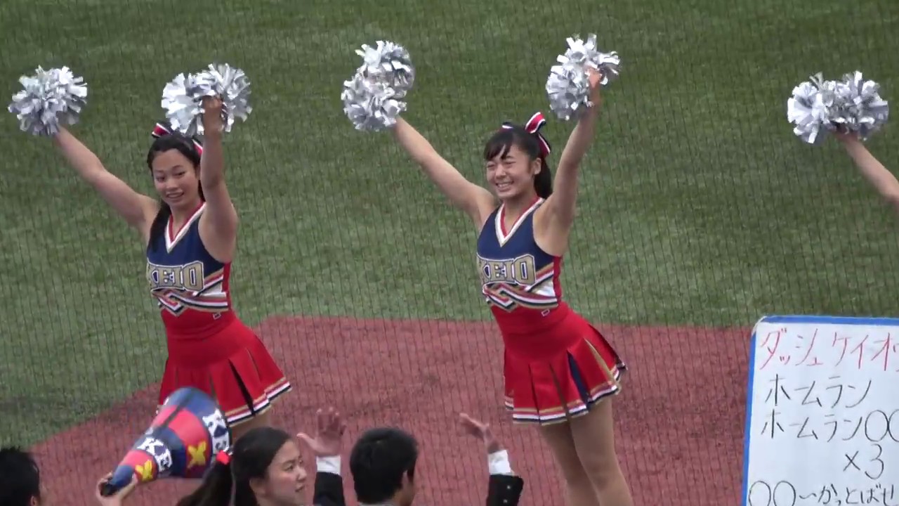 2017年春季リーグ戦東京六大学野球 慶応対明治第二戦 　慶応の応援パレード