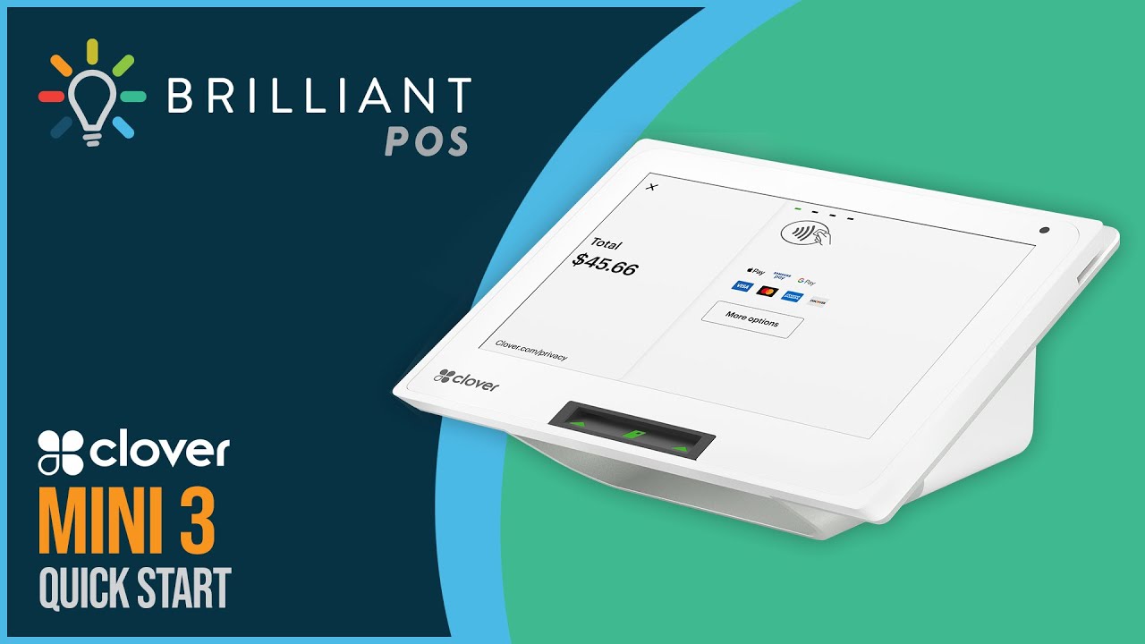 How to Set up a Clover Mini 3 Brilliant POS