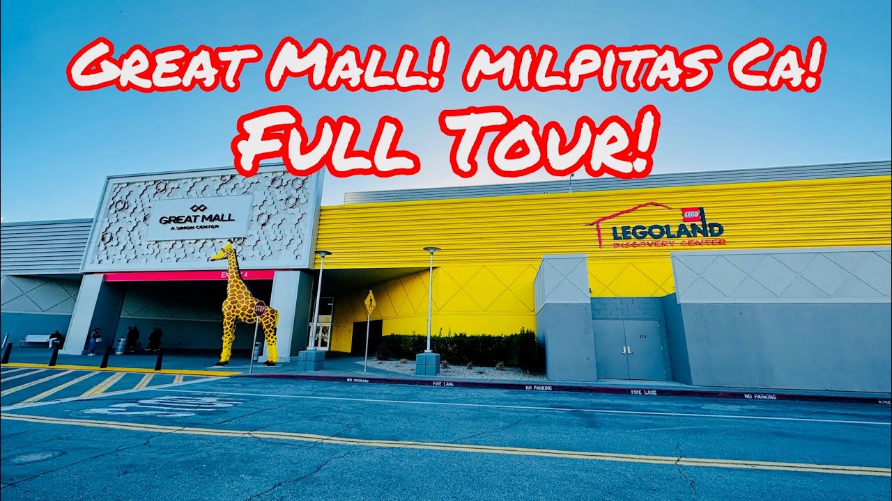 FULL TOUR OF THE GREAT MALL IN MILPITAS CALIFORNIA (PARKING LOT & WALKING TOUR)