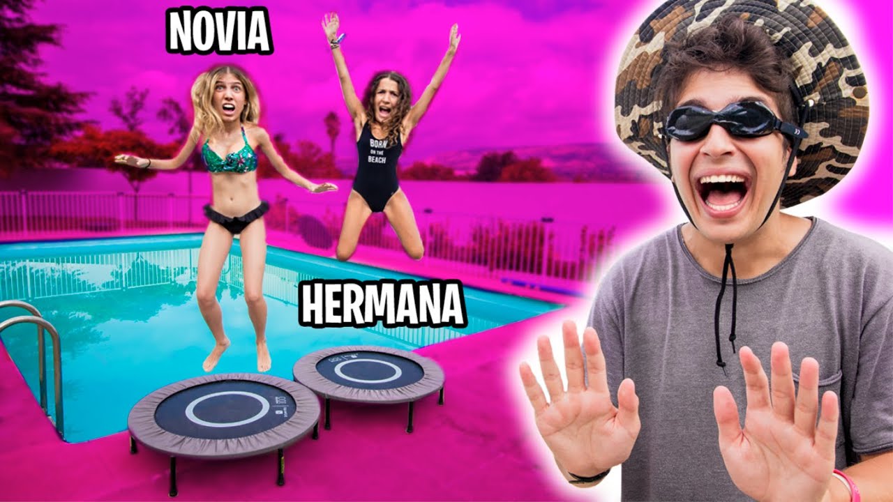 NO EMPUJES a la persona INCORRECTA a la piscina!! (Novia o Hermana al AGUA)