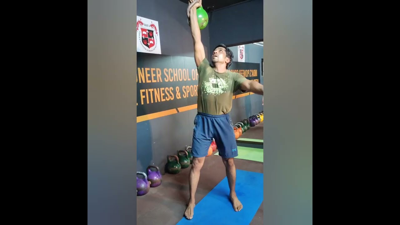 Kettlebell Training I Turkish Get Up I Squat I Lunges I Windmill I 24kg I EKFA