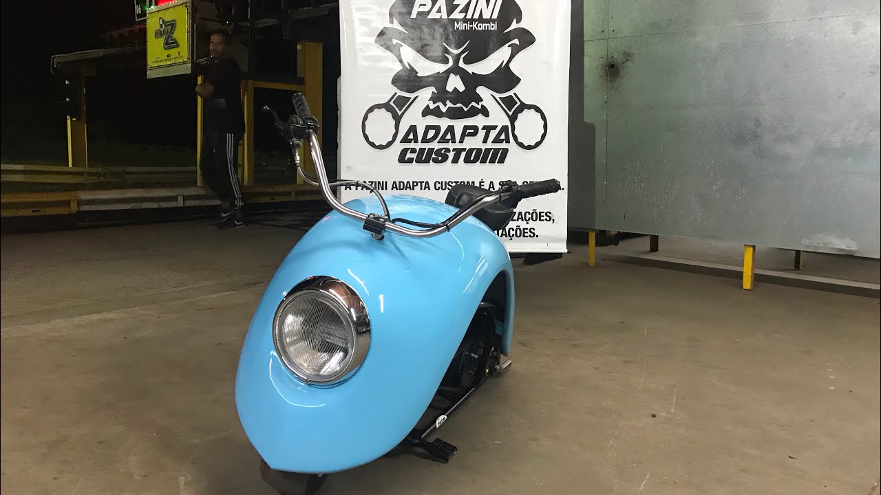 MOTOFUSCA??? Pára-lama de fusca com motor de Kart