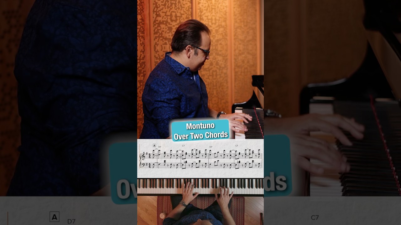 Montuno Over Two Chords #jazz #music #piano