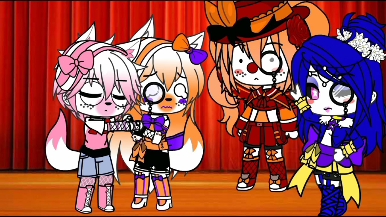 Mine &deg;Meme&deg; Funtime Foxy x Lolbit {MI AU} Gacha Club (No Son Hermanos)
