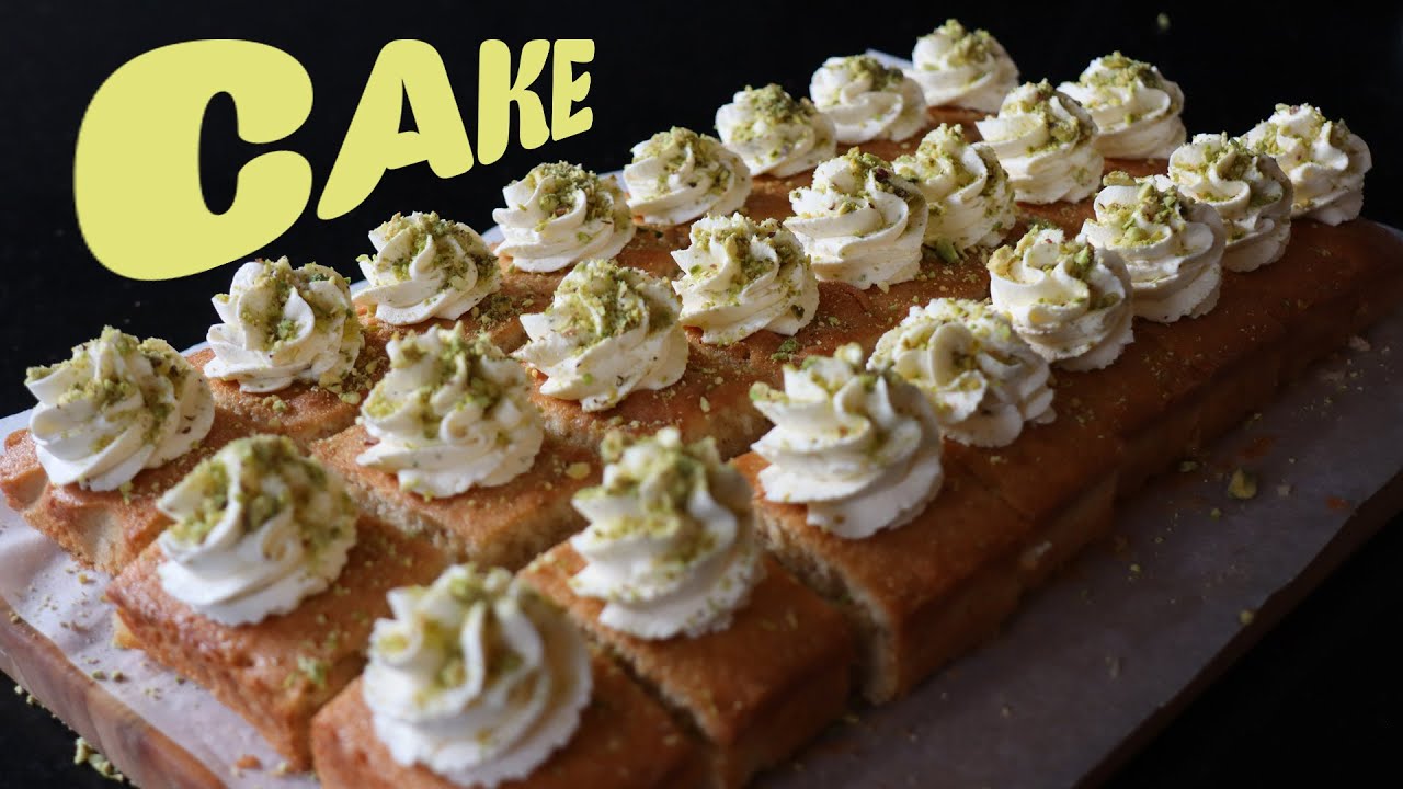 Super soft Cardamom Pistachio sponge cake | Best cake recipe | Food with Chetna