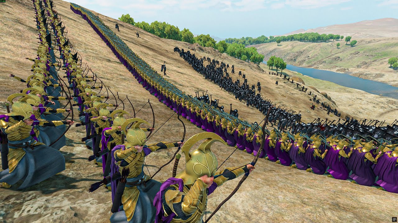 Elven Archers Shatter Isengard’s Army — Range Decides the Outcome
