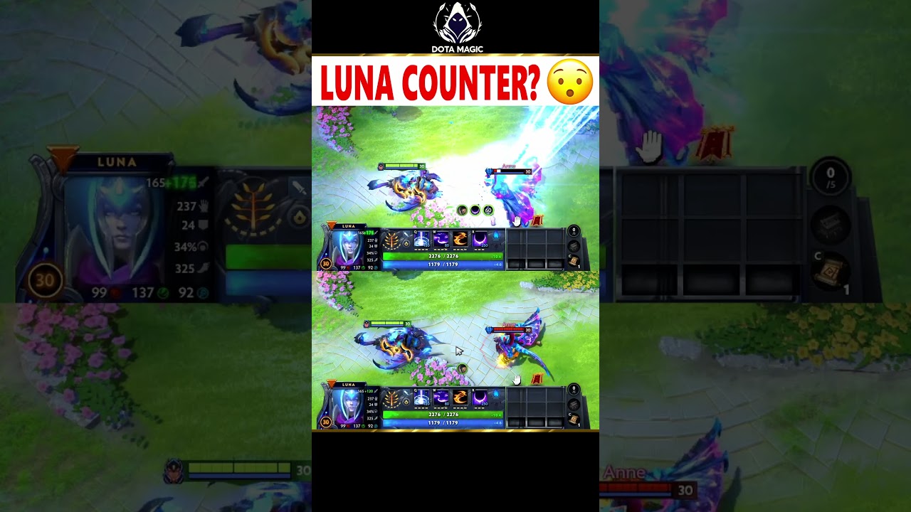 Это лучшая контратака на Луну? 😮 #dota2