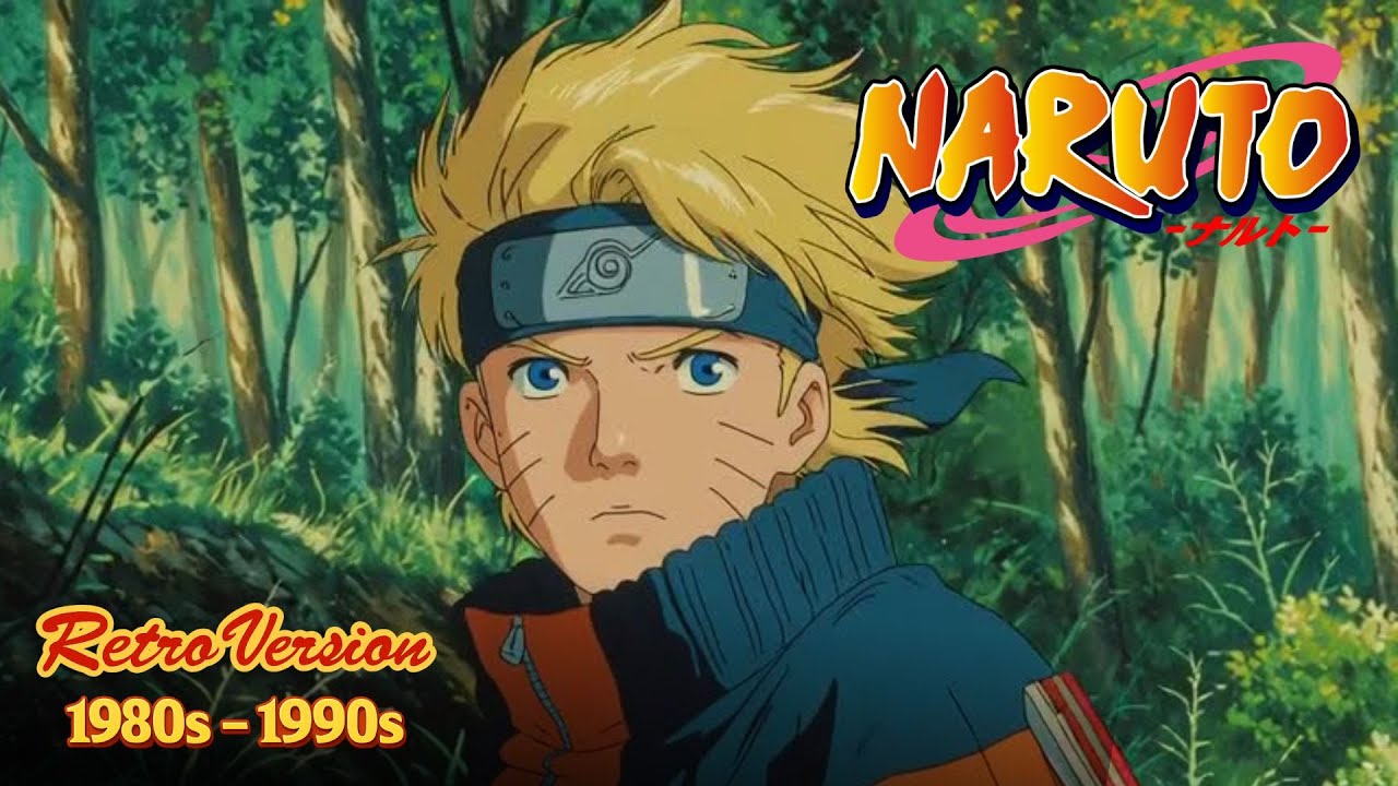 Naruto Reborn in the Lost Era of Anime | 1980s–1990s Retro Vision