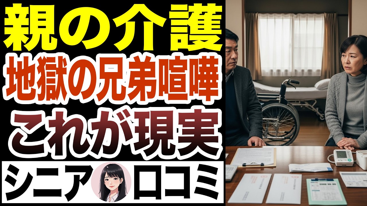 【シニア介護】親の介護で兄弟関係が崩壊する理由　口コミ15選【他人事じゃない】