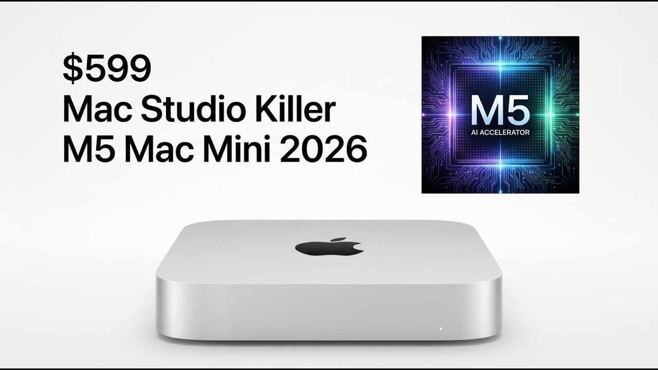Apple Mac Mini M5: «Убийца студий» за 599 долларов наконец-то здесь! 🤯
