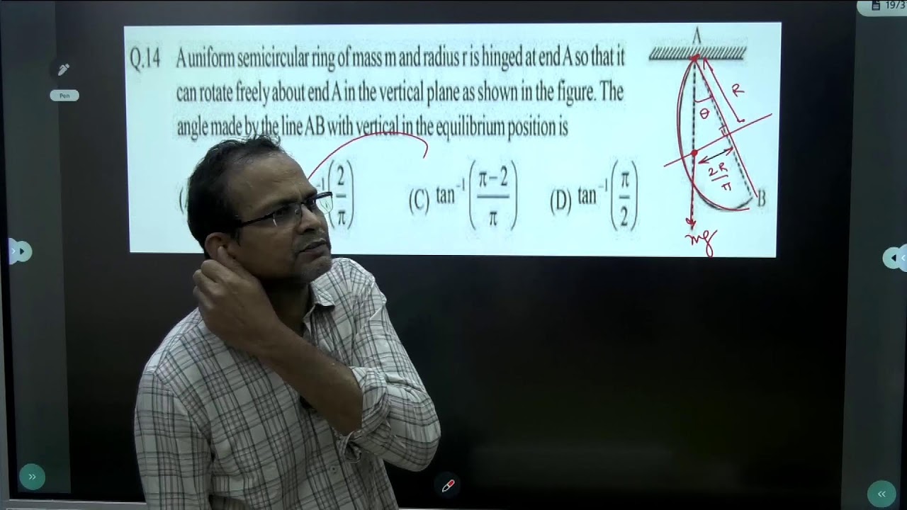 JEE Physics Advanced  Rotational Motion -1