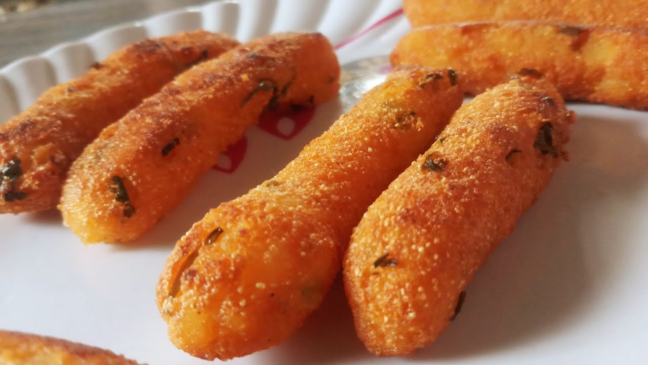 ഉരുളകിഴങ്ങും റവയും കൊണ്ട് ക്രിസ്പി സ്നാക്/potato snack recipe in Malayalam/Easy evening snack recipe