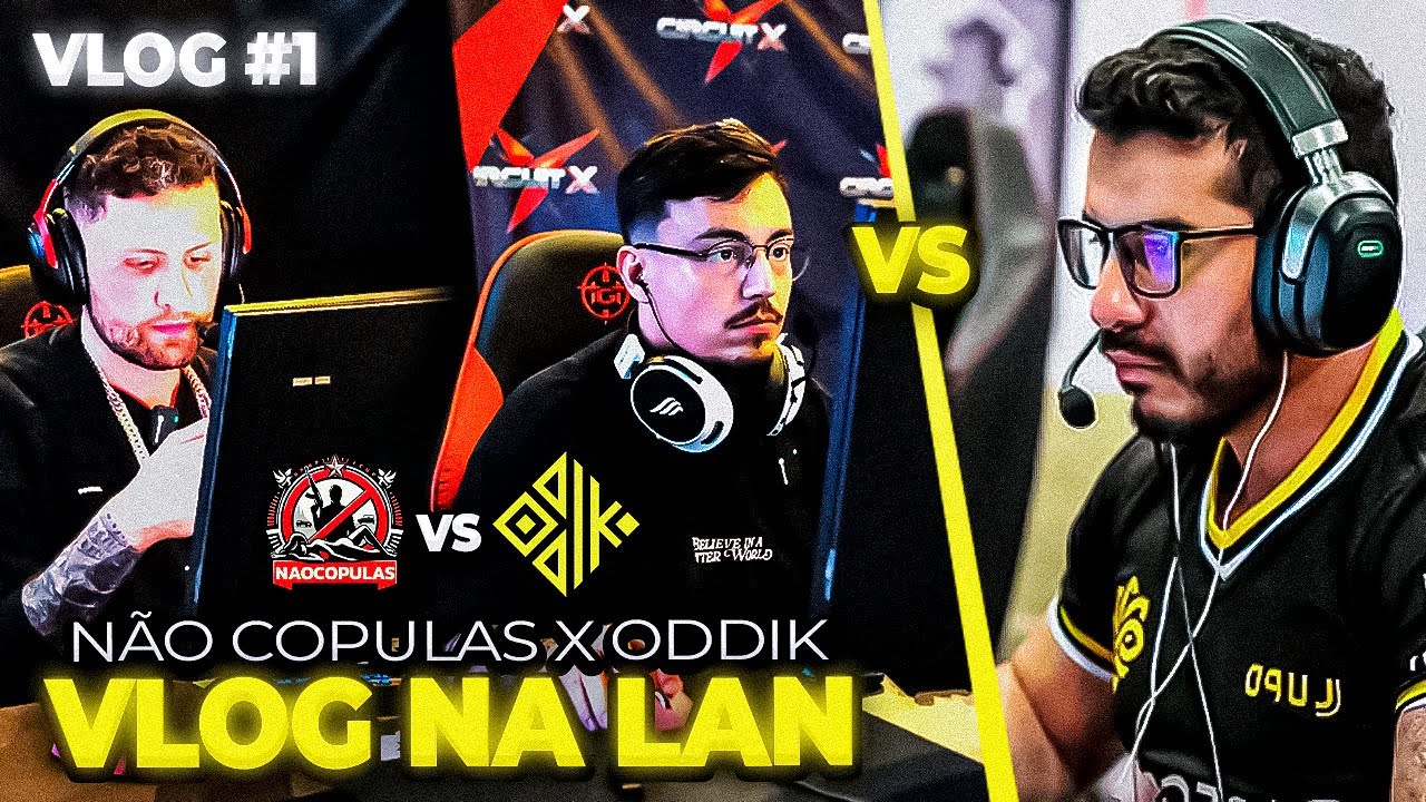 O dia que ENFRENTAMOS um BI CAMPE&Atilde;O de MAJOR na LAN... ( vlog n&atilde;ocopulas x oddik)🔥