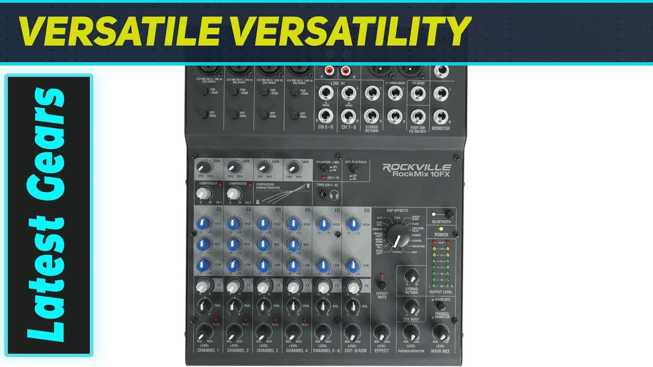 ReviewRockville ROCKMIX 10FX: Best Budget USB Bluetooth Mixer?