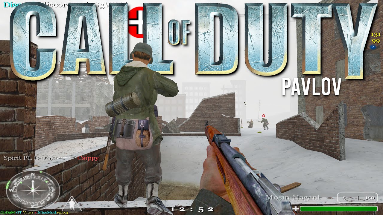 Call of Duty 1 Multiplayer In 2021 Pavlov Gameplay | 4K