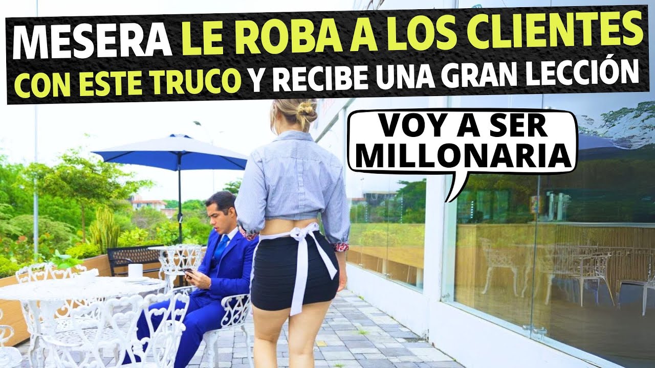 Mesera le roba a los clientes con este truco y recibe una gran lecci&oacute;n.