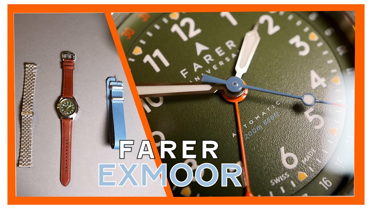 Colorful Field Watch with 3x Straps! || Farer Exmoor
