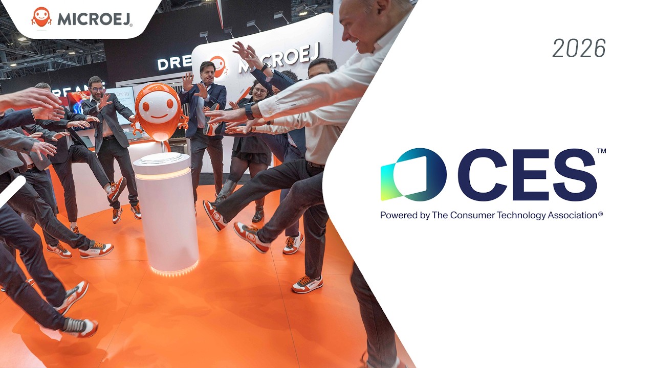 MicroEJ Booth Tour at CES 2026 | Wearables, Energy & Edge AI