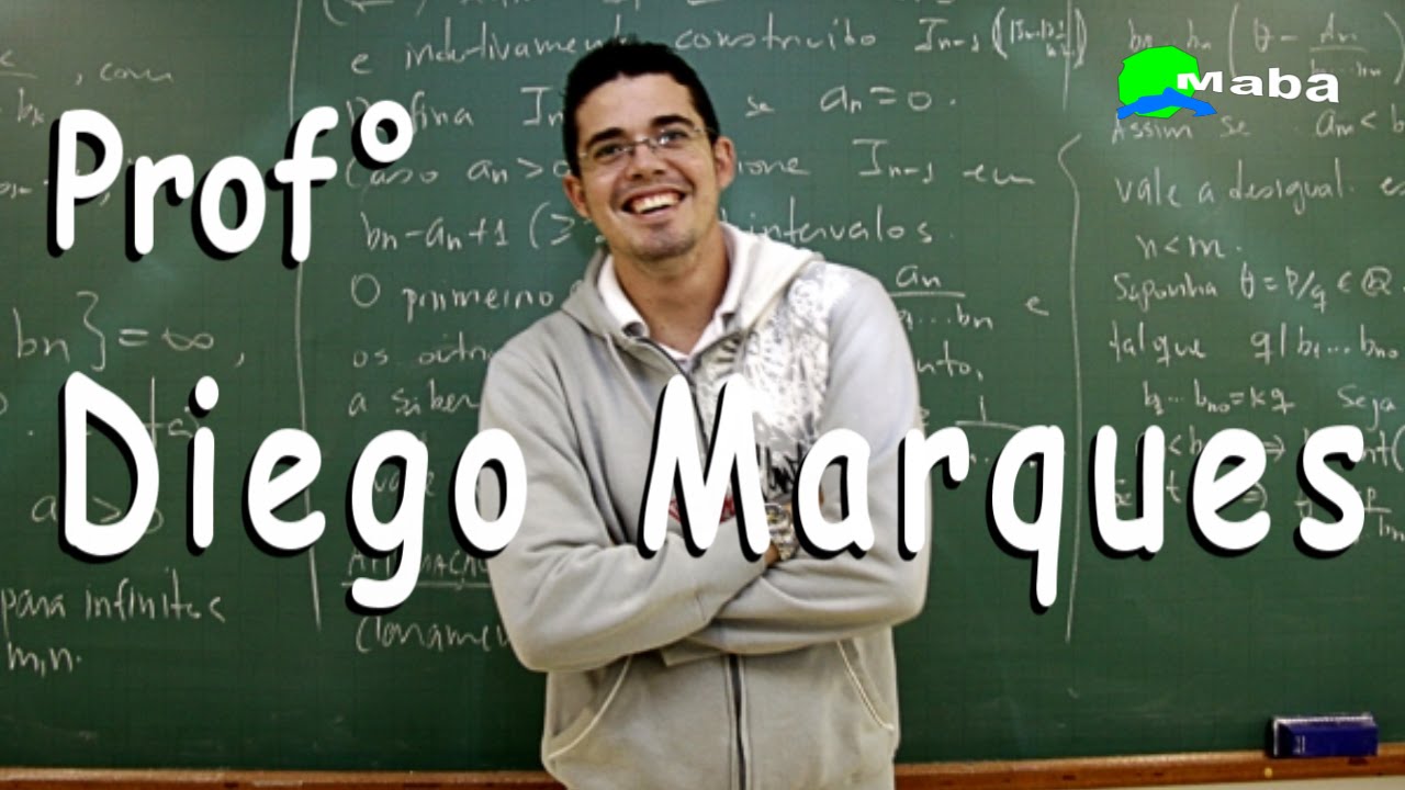 PROFESSOR DIEGO MARQUES - Doutor em Matemática