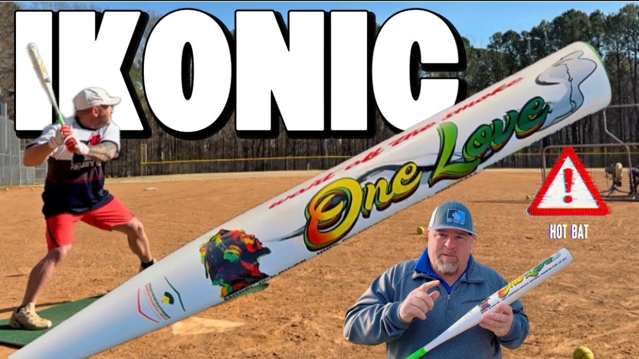 Бейсбольная бита Ikonic One Love 2.0 для взрослых игроков в софтбол