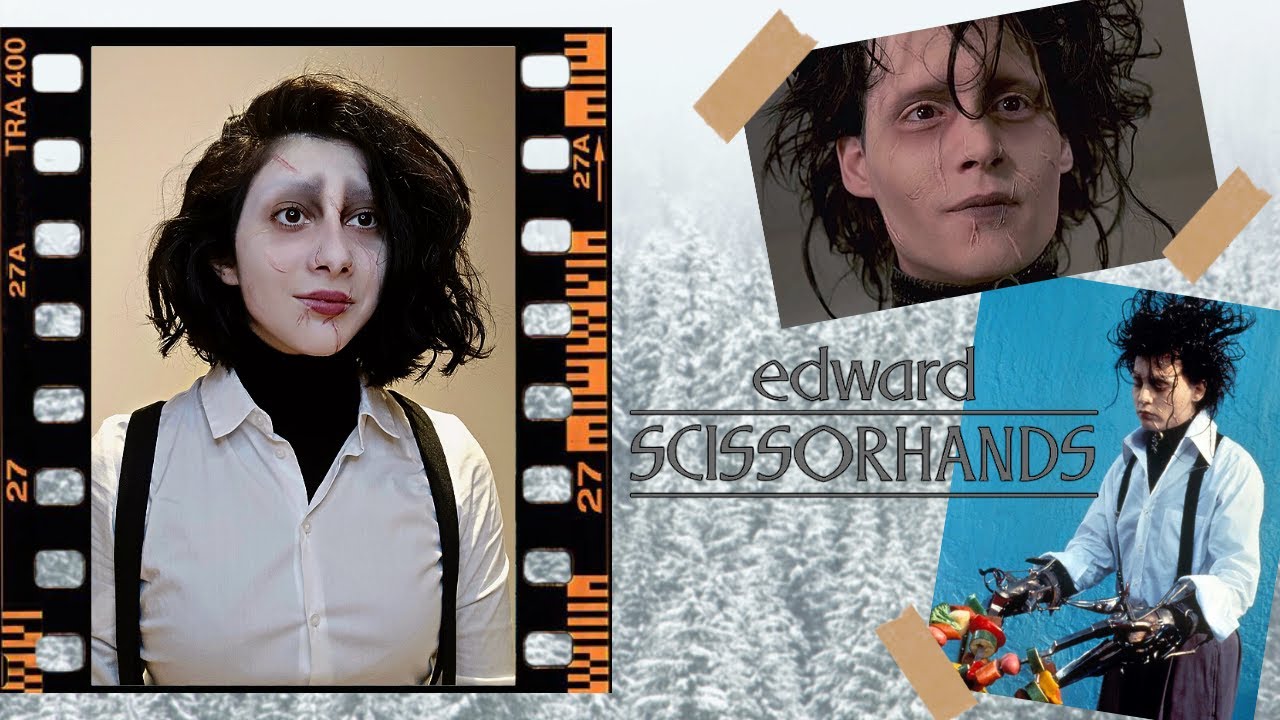 Edward Scissorhands Makeup Tutorial
