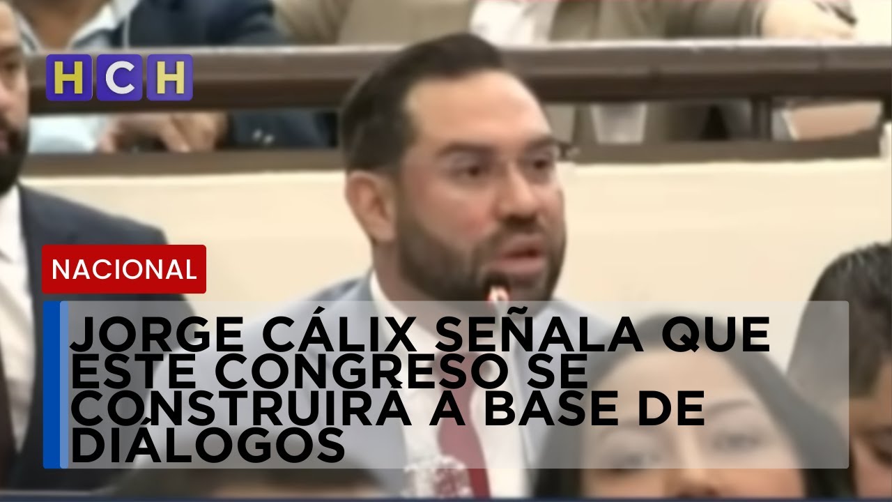 Jorge Cálix señala que este congreso se construirá a base de diálogos
