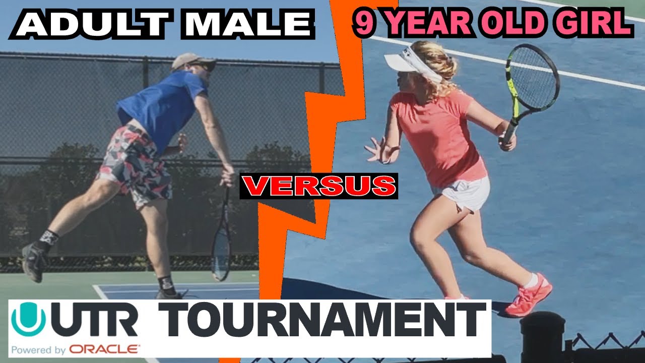 UTR Tournament Against a 9-Year Old Girl December 2020! 😱