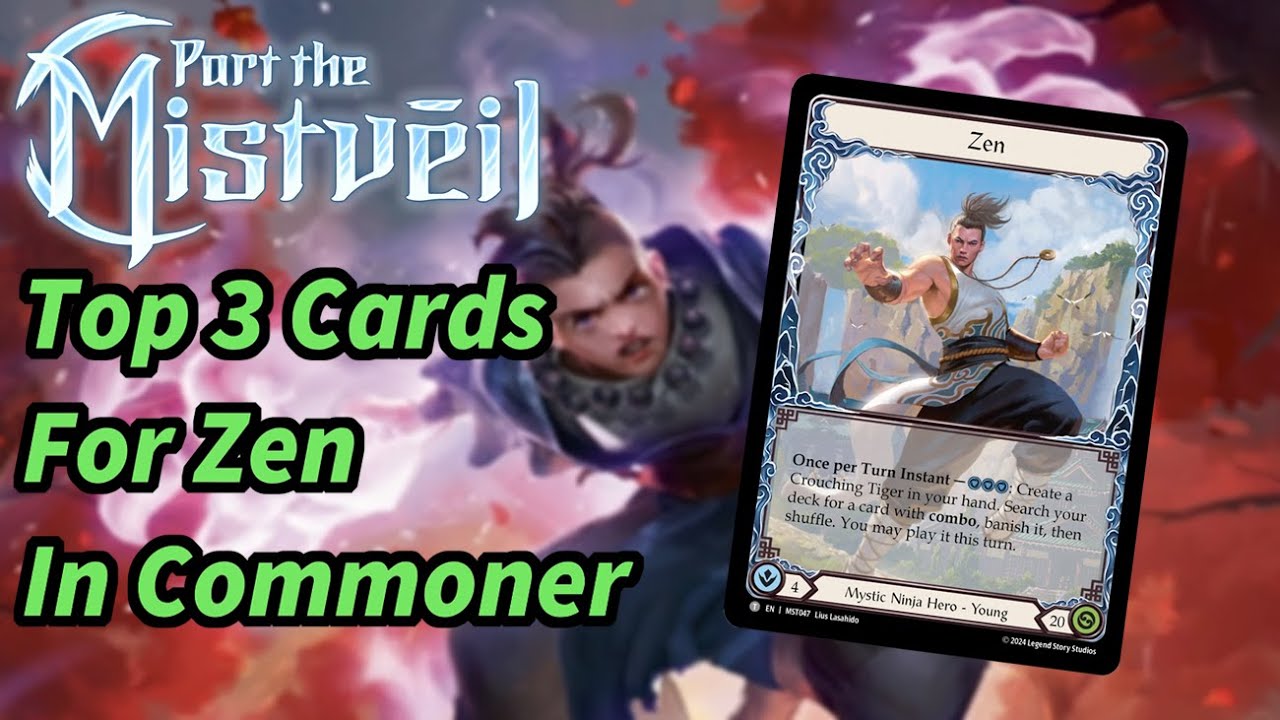 Top 3 MST Commons For Zen In Commoner | Flesh and Blood TCG