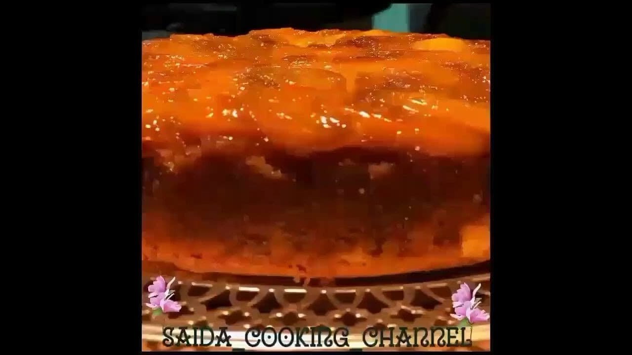 Upside Peach Cake