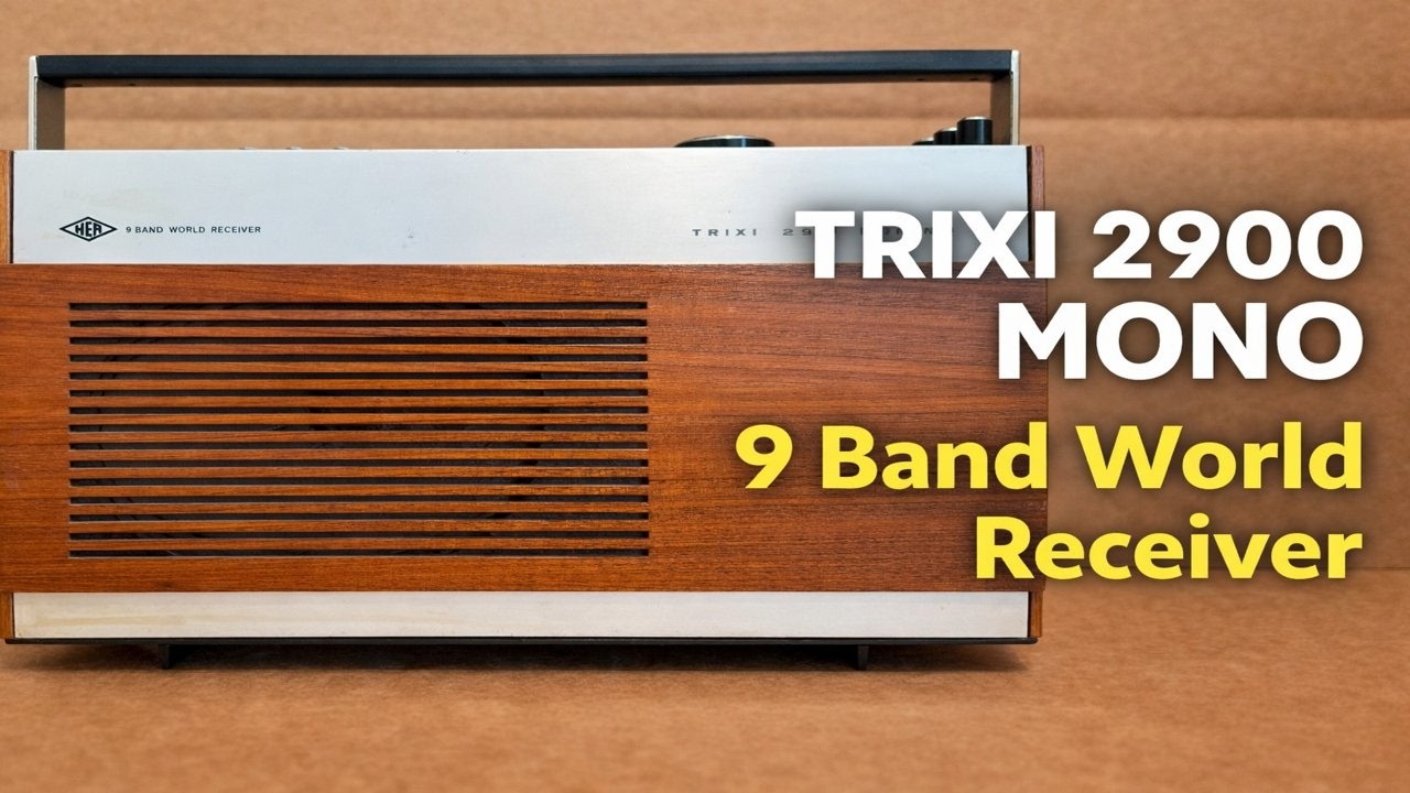TRIXI 2900 MONO 9 Band World Receiver | Made in Austria in 70s
