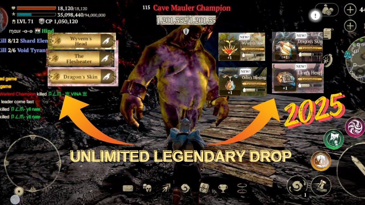 Evil lands Unlimited Legendary 💧 Drop. How to get legendary, Evil lands New Legendary, non stop