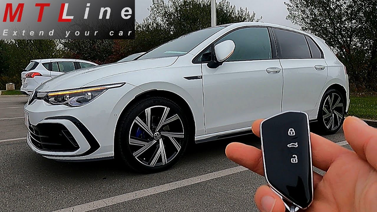 VW Golf 8 with alarm - lock/unlock beep confirmation activation - zvočno opozorilo ob zaklepu
