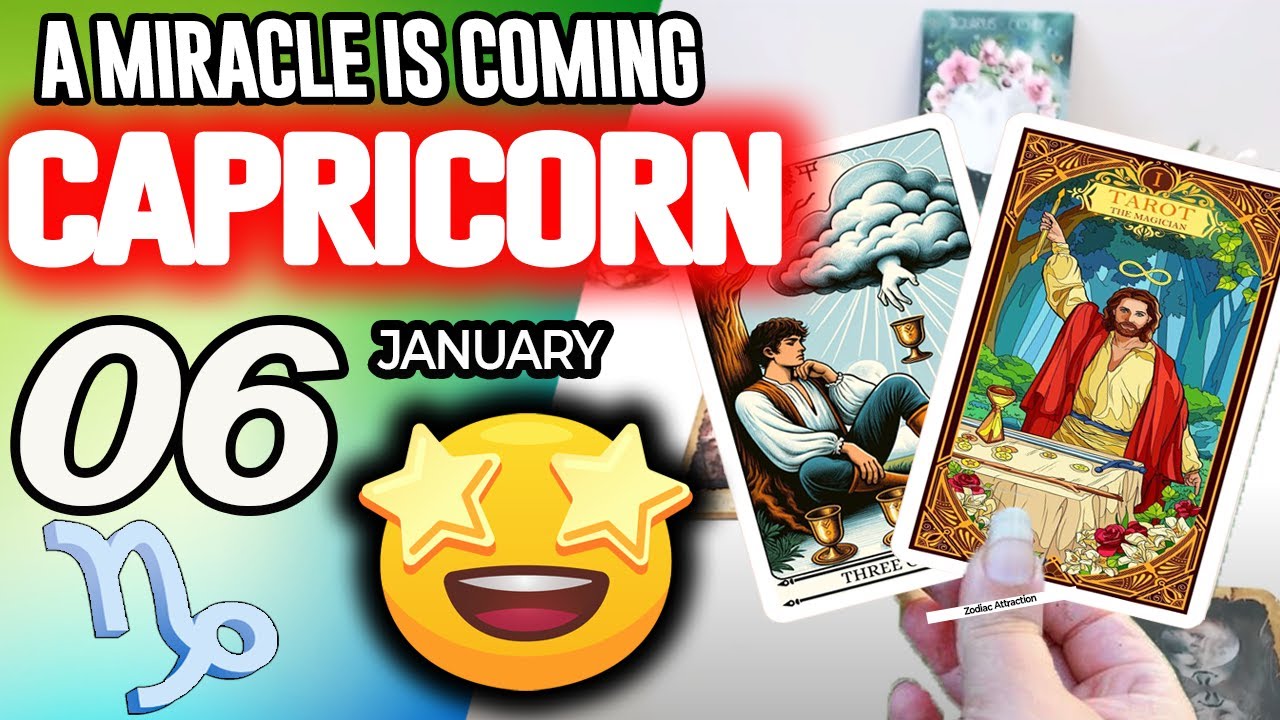 Capricorn ♑❎A MIRACLE IS COMING❎ horoscope for today JANUARY 6 2026 ♑ #capricorn tarot JANUARY