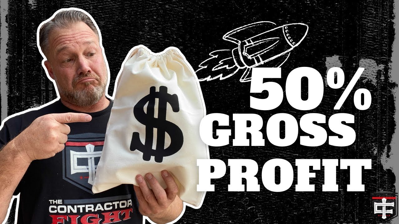 The 50% Gross Profit Rule is Rocket Fuel for Your Contracting Business  🚀