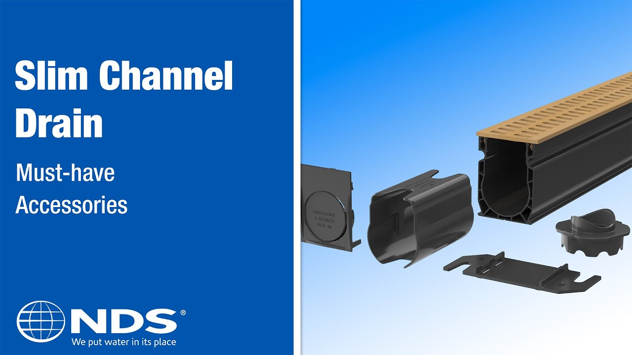 Explore Parts & Features for the High-Flow Capacity Slim Channel Drain | NDS Drainage Solutions