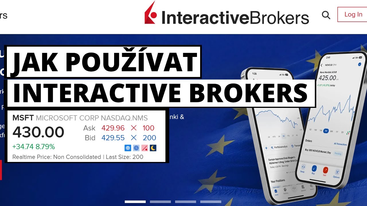 Jak používat Interactive Brokers (investice do akcií)