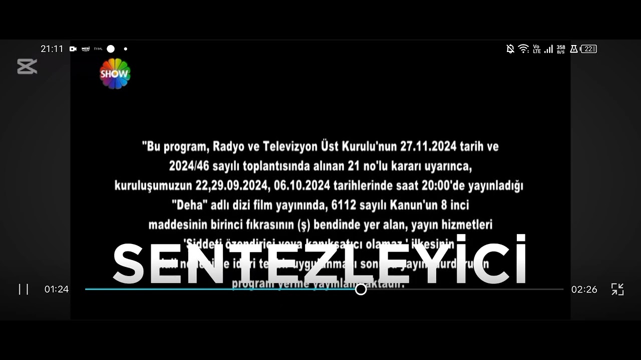 4 Farklı Ses Efekti ile Show TV: Show TV'den RT&Uuml;K Cezası