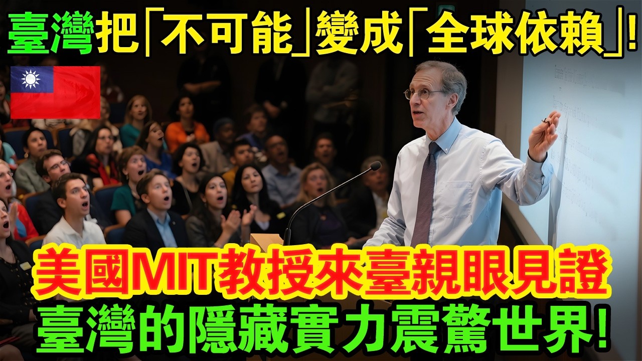 全世界都不敢小看臺灣的真正原因！MIT教授深入剖析臺灣最隱藏的實力，2300萬人把【不可能】變成【全球依賴】！#taiwan #台灣 #台湾 #大熱門 #臺灣