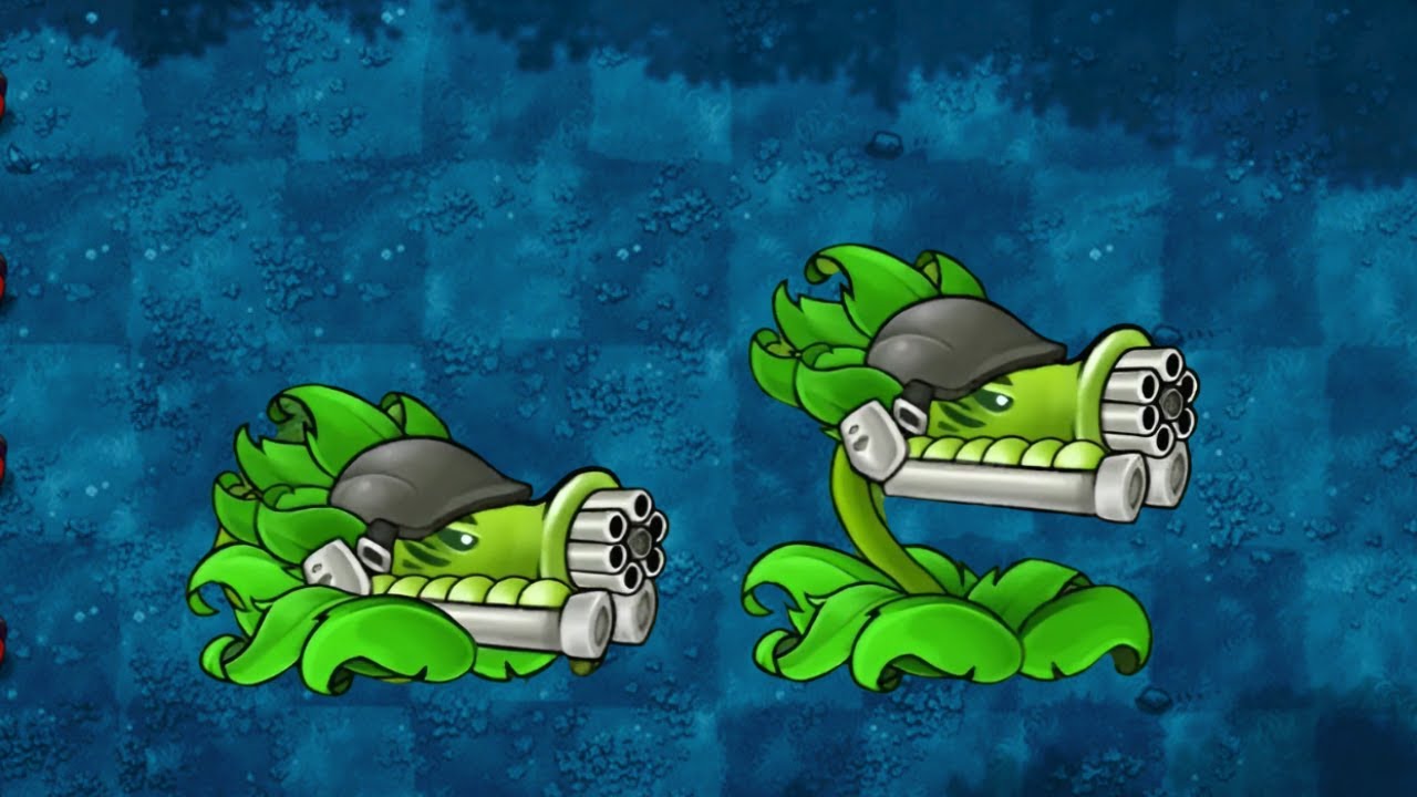 Plants Strongest Fusion | Machine Gun Pea Turret  pvz funny moments