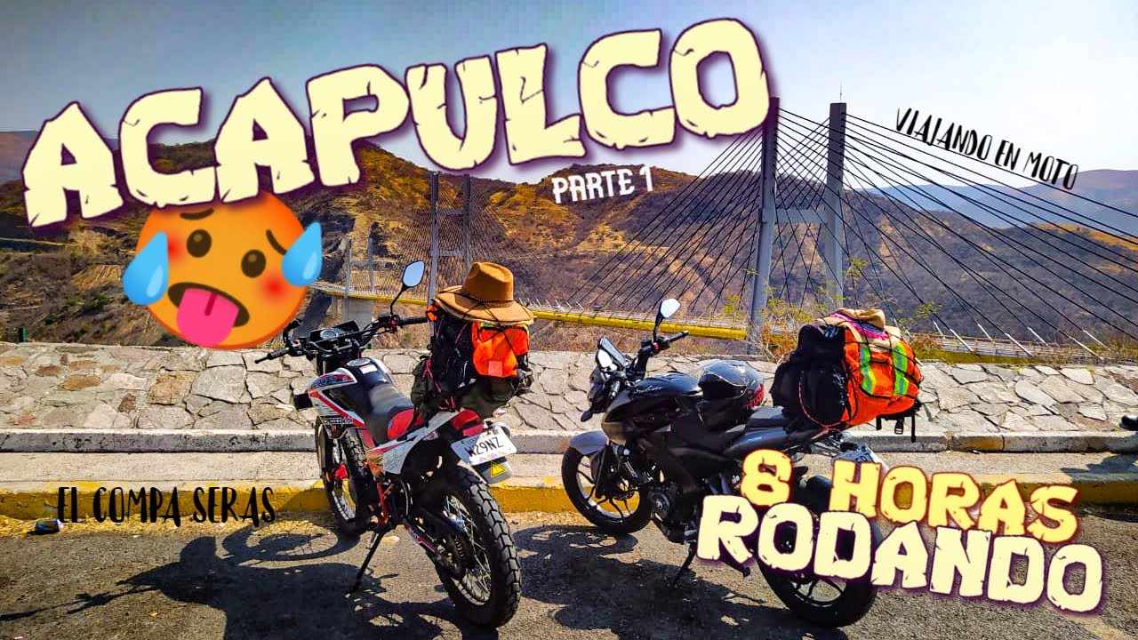 TOLUCA➡️ACAPULCO en MOTO🛵👌🏽l CROSSMAX 200 l✔️primer VIAJE LARGO l🔥en motos de baja cilindrada l prt1