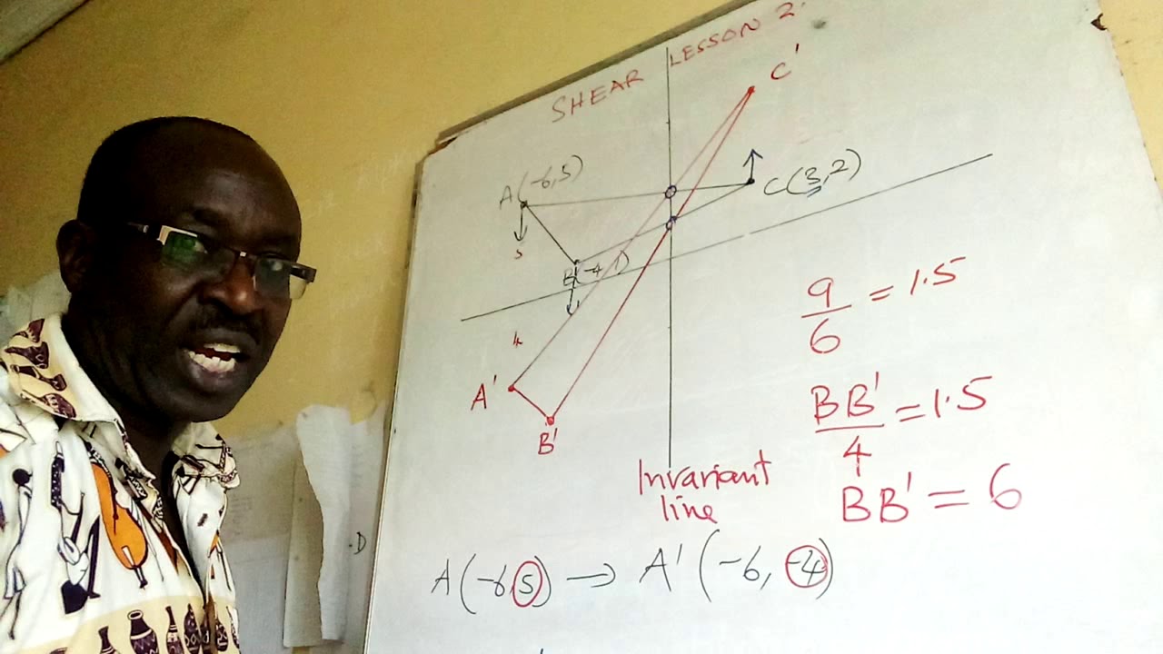 matrices and transformation #maths#shear lesson 2