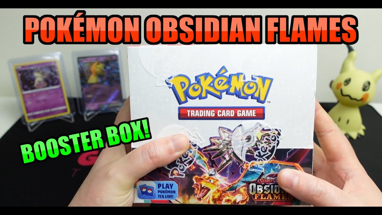 POKÉMON OBSIDIAN FLAMES Booster Box Break! Pokémon kartičky! Padne Charizard?! Unboxing!