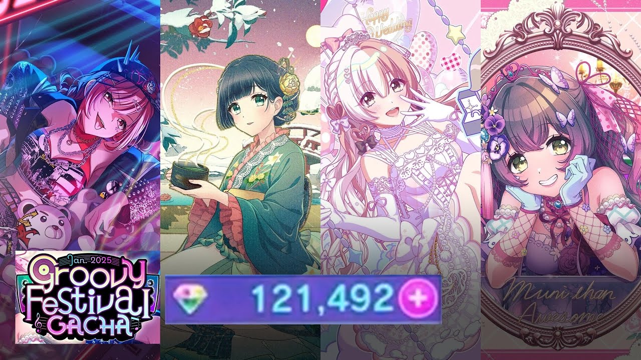 MASSIVE GACHA with 120,000 DIAMONDS!! - Jan 2025 Groovy Festival Gacha