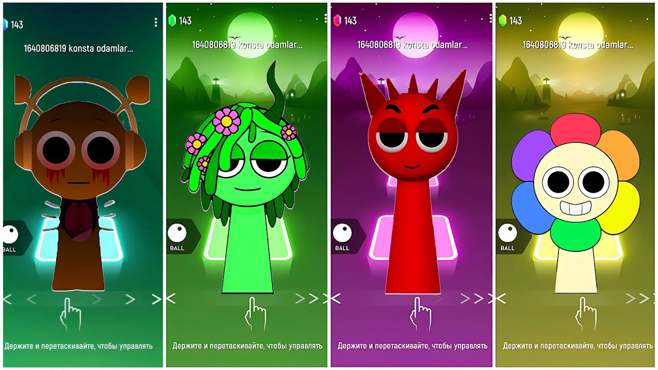 Tiles Hop Weird & Colorful Friends Run! 🎭🌈