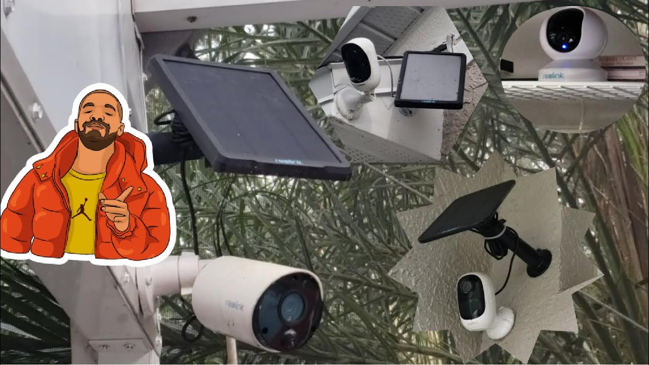 Wireless Outdoor Solar Charging Reolink Cameras and Install Setup