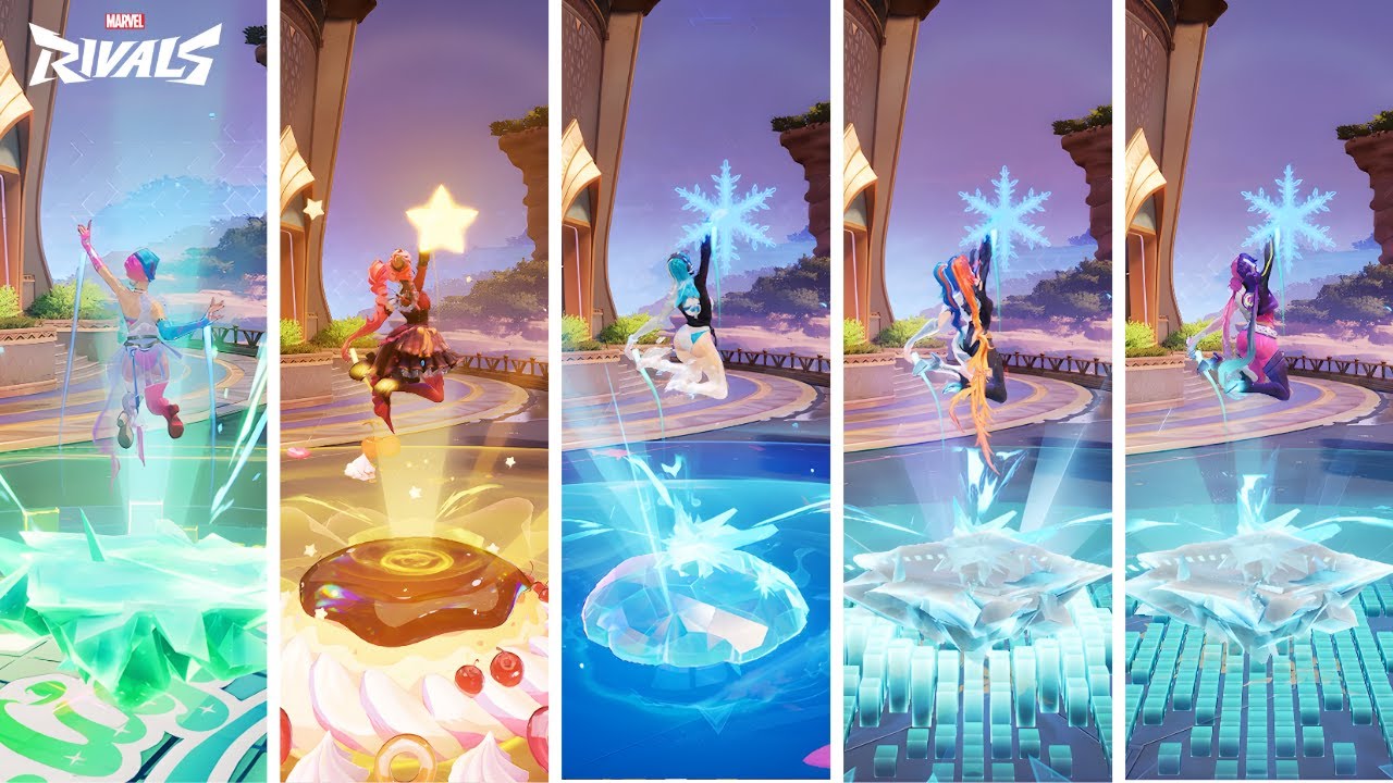 ALL Luna Snow Legendary Skins Comparison | Marvel Rivals