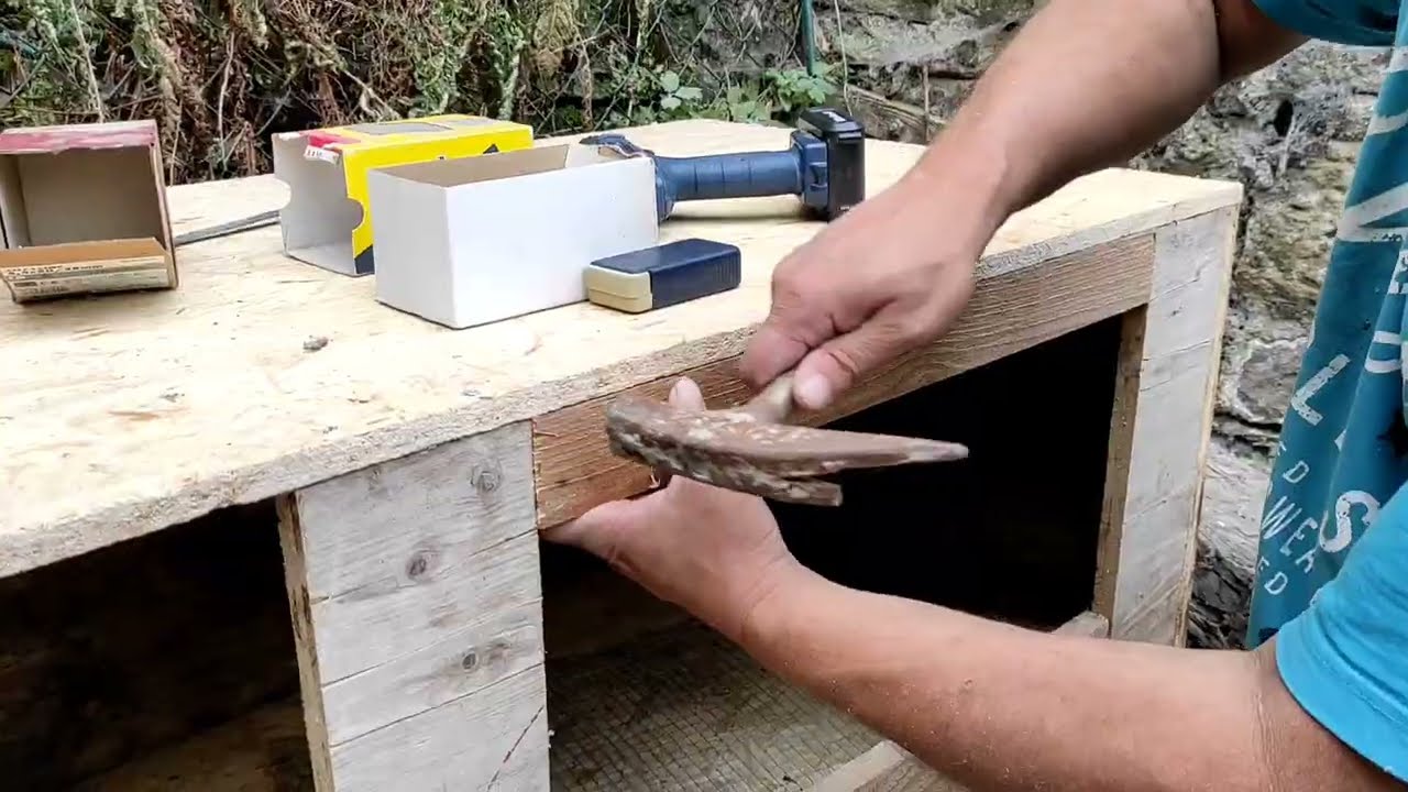 Wachtelstall selbst bauen sehr einfach und schnell zu machen