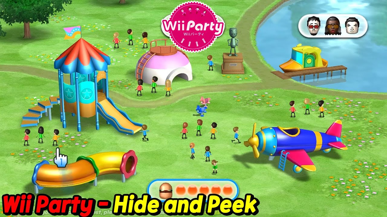 Wii Party - Hide and Peek continuous play! (Wii 파티, 술래잡기게임!! ) Let's Start ! | AlexGamingTV