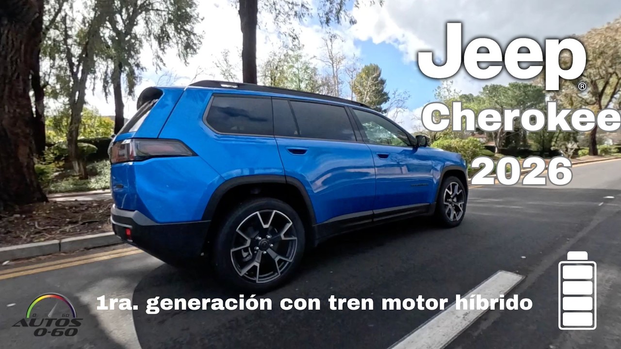Jeep Cherokee 2026 Híbrida + Especificaciones Técnicas + Competencia Toyota RAV4, Honda CR-V
