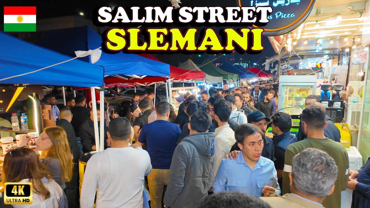 After Midnight in Saholaka, Slemani 🇹🇯 Salim Street Nightlife